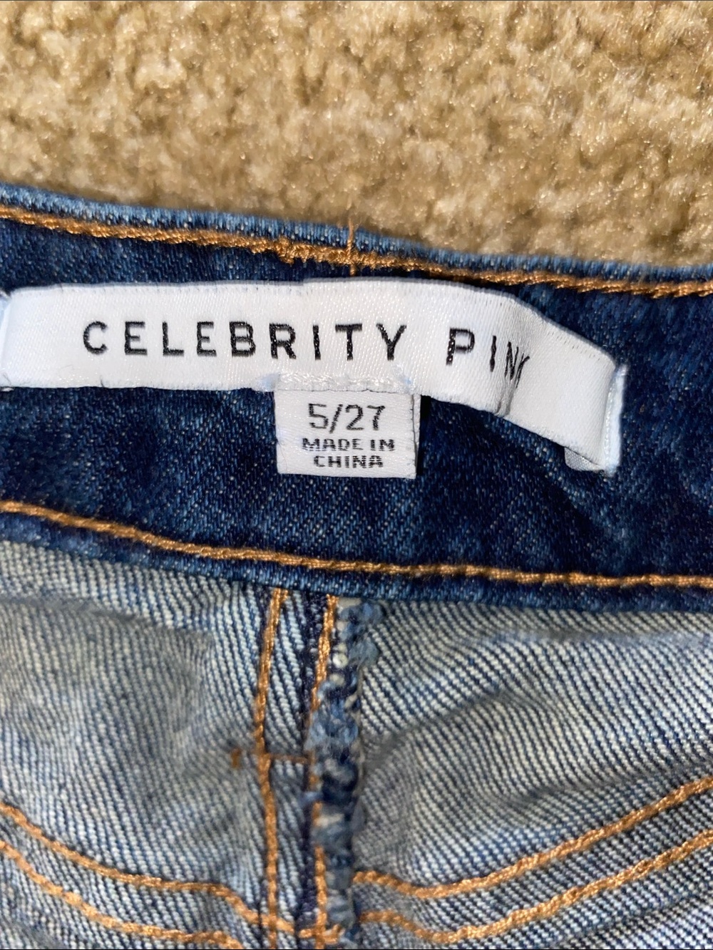 Celebrity Pink Light Blue High Rise Denim Jeans